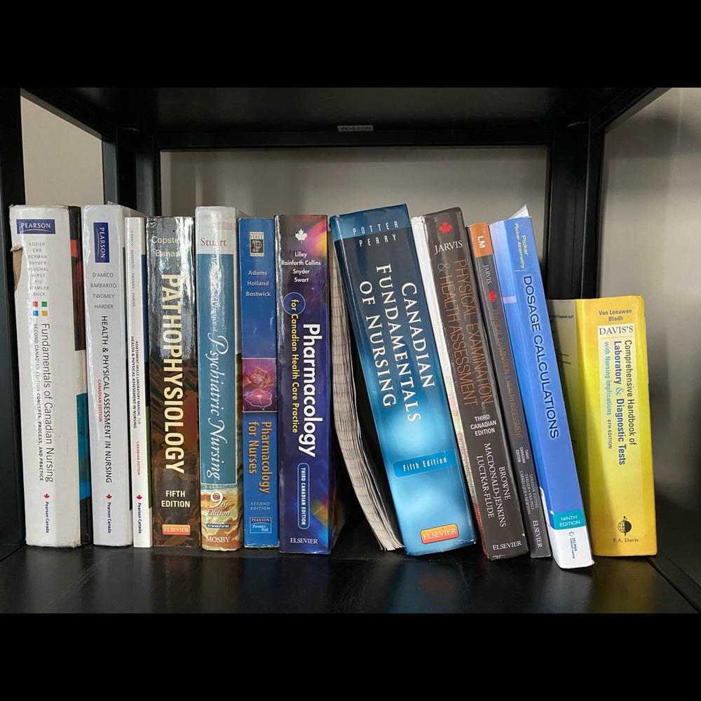 BCN program 10 course complete set of books (Mount Royal University in Calgary)